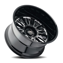 Cali Off-Road 9116 Vertex 24x14 / 6x135 BP / -76mm Offset / 87.1mm Hub Gloss Black Milled Wheel