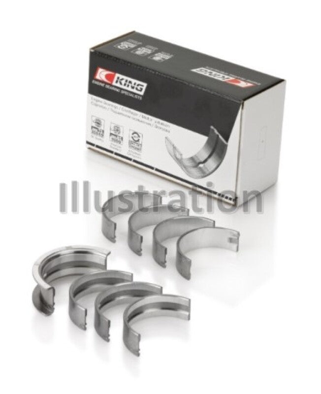 King Engine Bearings GMC 2.8L/3.4L V6 173Ci/207Ci (Size +1.0mm) Main Bearing Set
