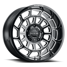 Raceline 955M Warp 20x9in / 8x170 BP / 0mm Offset / 125.2mm Bore - Satin Black & Milled Wheel