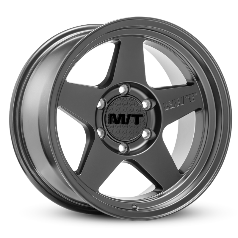 Mickey Thompson Open 5 Black Wheel - 17X9 5X5 BP 4.53in BS -12 Offset 71.6mm Bore - 274270