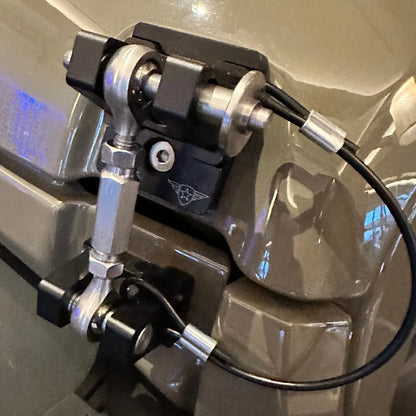 JK/JL/JT Billet RAW Aluminum Hood Latch Set