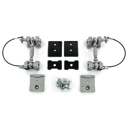 07 C Jeep Jk/Jl/Jt Hood Latch Set Billet Alluminum Black Out Series
