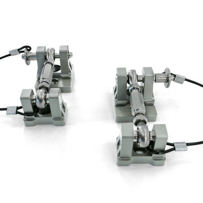 07 C Jeep Jk/Jl/Jt Hood Latch Set Billet Alluminum Black Out Series