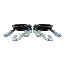 RockJock Curt Towing Safety Cable Kit 44 1/2in Long w/ 2 Snap Hooks 5000lbs 2-Pack