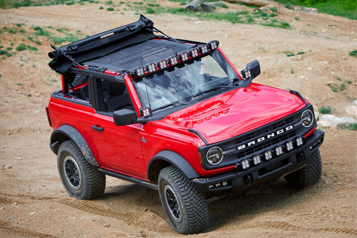 Baja Designs 2021-2026 Ford Bronco Roof Light Bar Kit 8 XL Linkable w/Upfitter