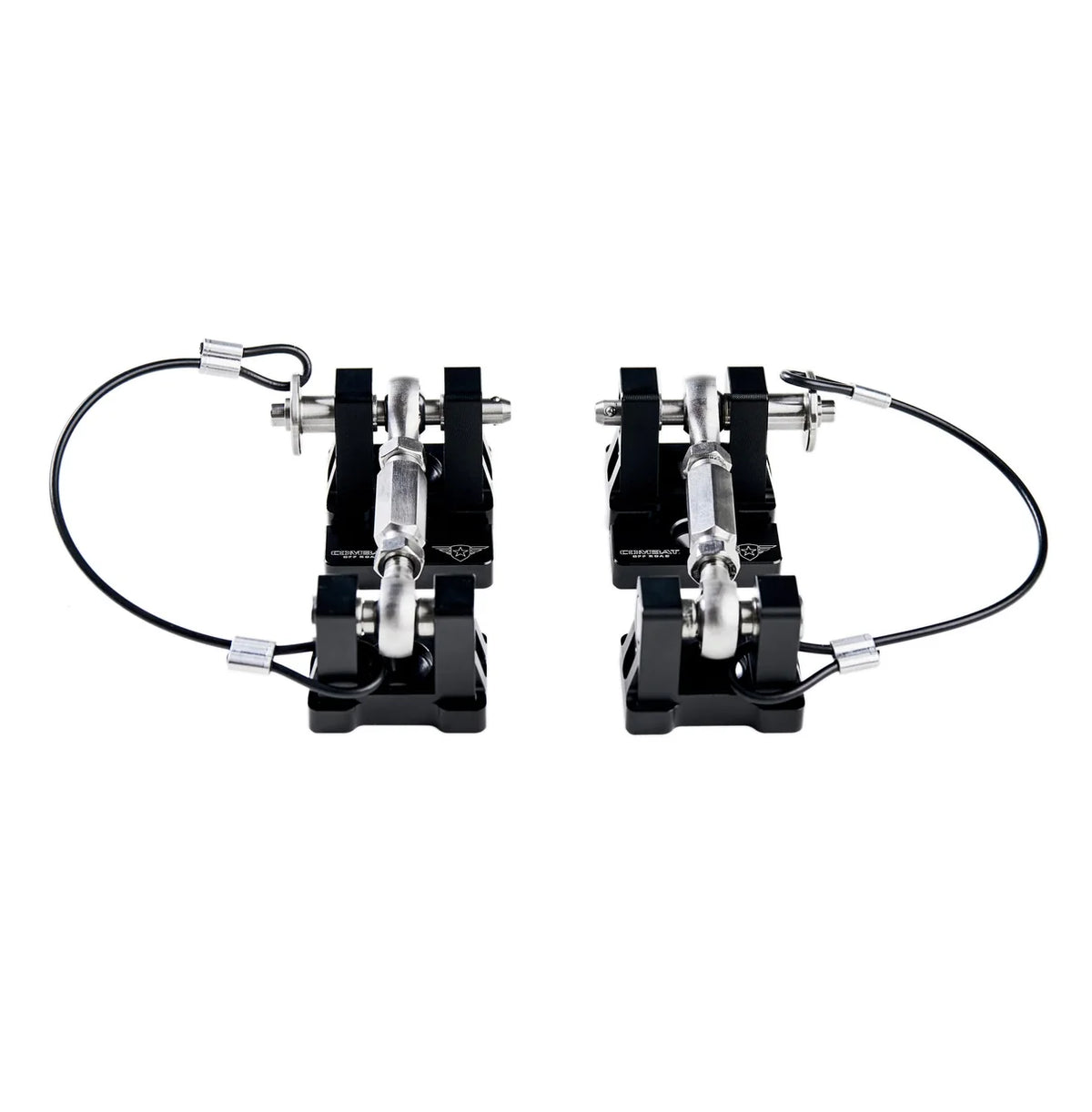 JK/JL/JT Billet RAW Aluminum Hood Latch Set
