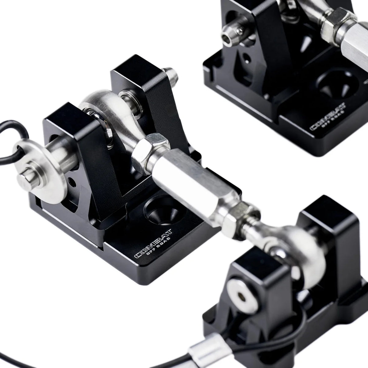 JK/JL/JT Billet RAW Aluminum Hood Latch Set