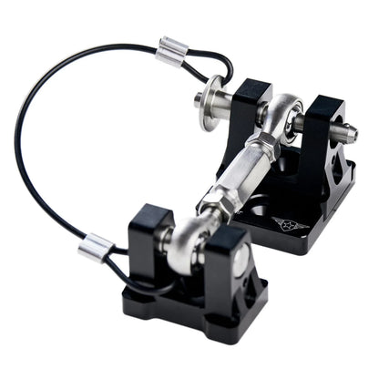 07 C Jeep Jk/Jl/Jt Hood Latch Set Billet Alluminum Black Out Series