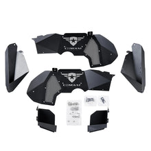 Jeep JT Gladiator 2020+ Aluminum Inner Fender Liners (Black-Front)