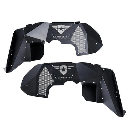 Jeep JT Gladiator 2020+ Aluminum Inner Fender Liners (Black-Front)