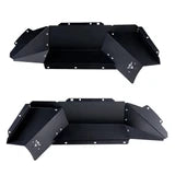 2020+ Jeep Gladiator JT Aluminum Rear Inner Fender Liners | Black