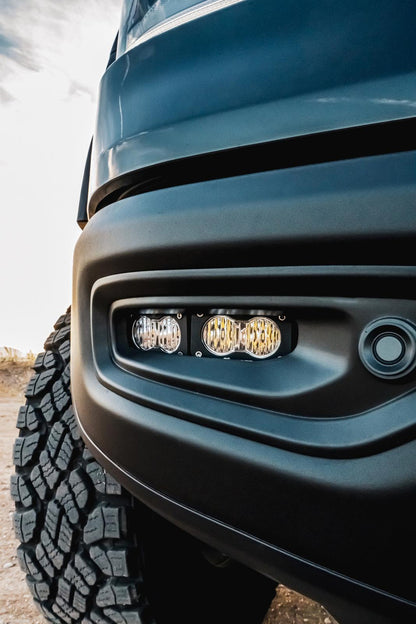 Baja Designs 2019-2024 Dodge Ram Rebel 1500 S2 Dual Fog Pocket Kit - Clear Lens