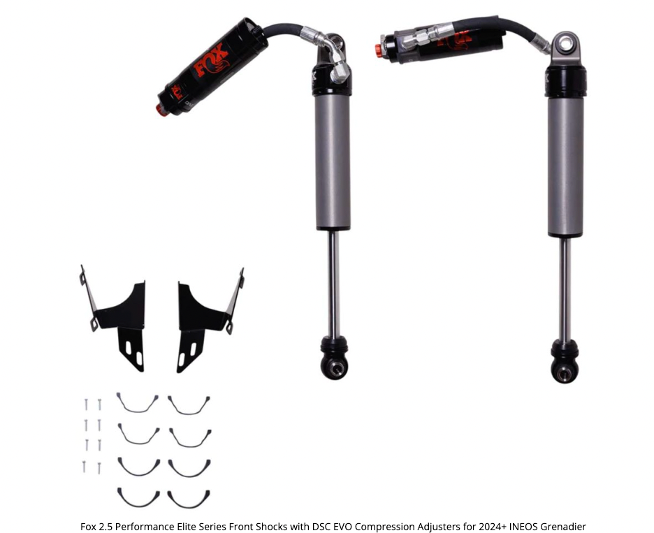 FOX 2.5 PES DSC EVO Front Shocks | 2024+ Ineos Grenadier