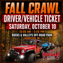 Fall Crawl - Driver/Vehicle Ticket