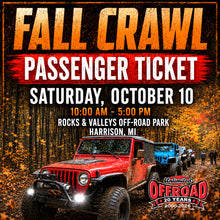 Fall Crawl - Passenger Ticket