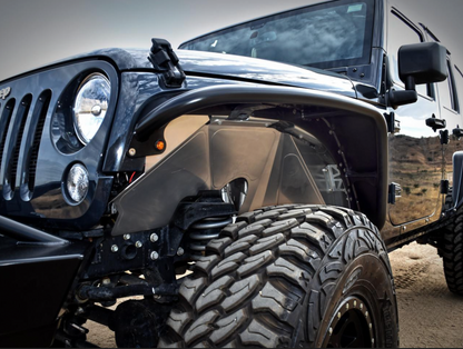PRE-ORDER: Poison Spyder Front JK Inner Fenders (Raw)