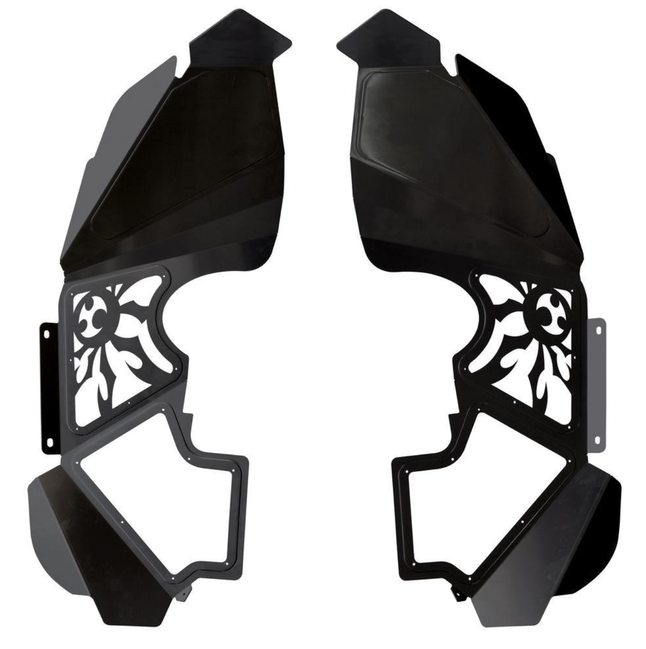 PRE-ORDER: Poison Spyder Front JK Vented Inner Fenders (Black)