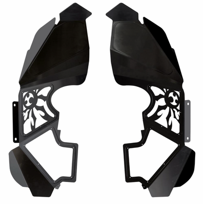 PRE-ORDER: Poison Spyder Front JK Vented Inner Fenders (Black)