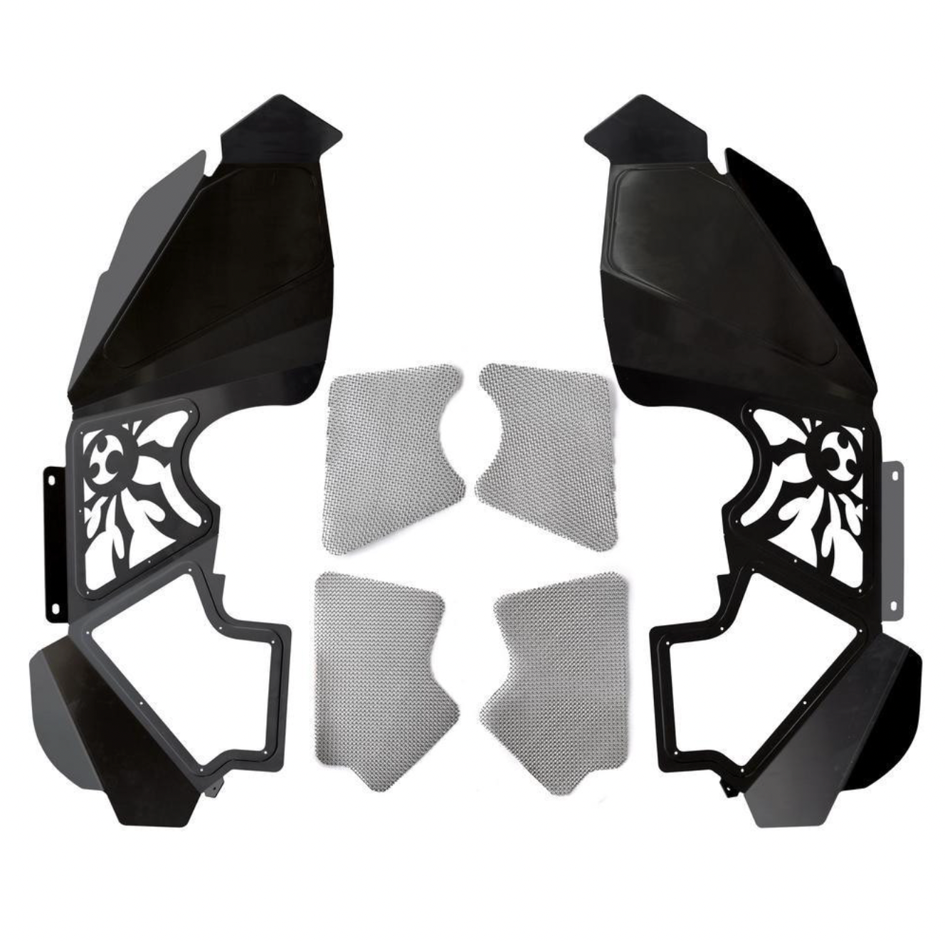 PRE-ORDER: Poison Spyder Front JK Vented Inner Fenders (Black)