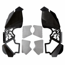 PRE-ORDER: Poison Spyder Front JK Vented Inner Fenders (Black)