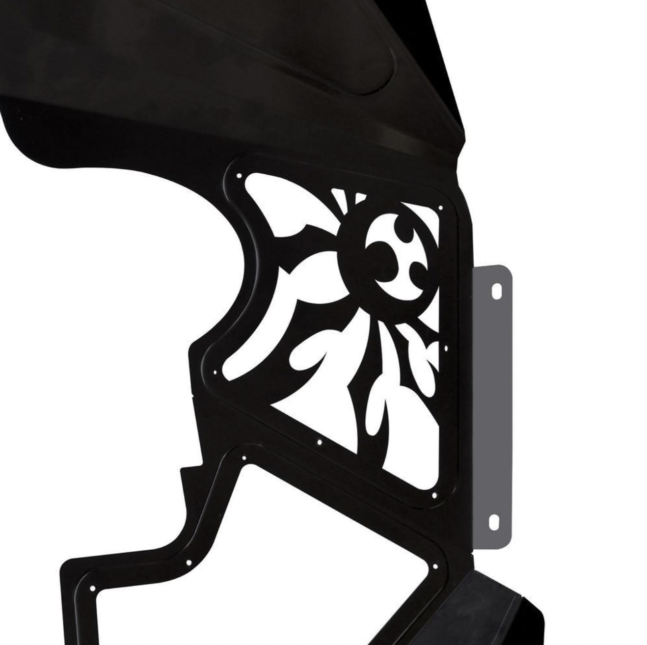 PRE-ORDER: Poison Spyder Front JK Vented Inner Fenders (Black)