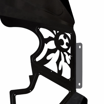PRE-ORDER: Poison Spyder Front JK Vented Inner Fenders (Black)