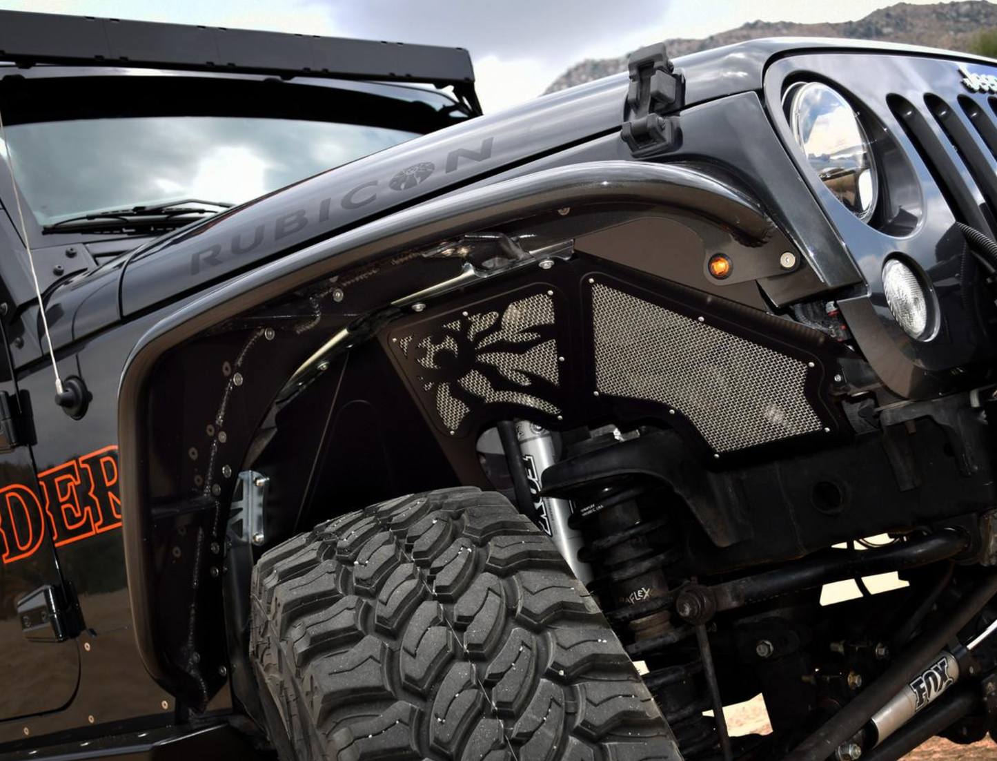 PRE-ORDER: Poison Spyder Front JK Vented Inner Fenders (Raw)