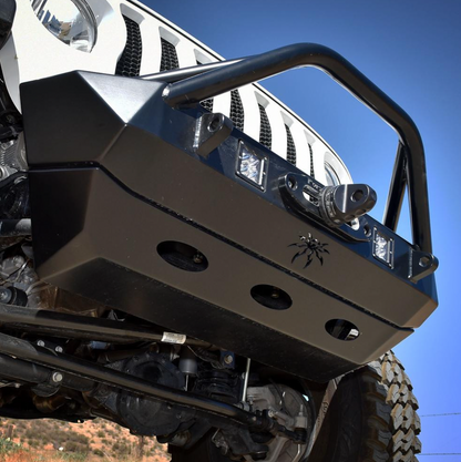 PRE-ORDER: Poison Spyder Front JL/JT BRUISER Bumper Skidplate (Black)