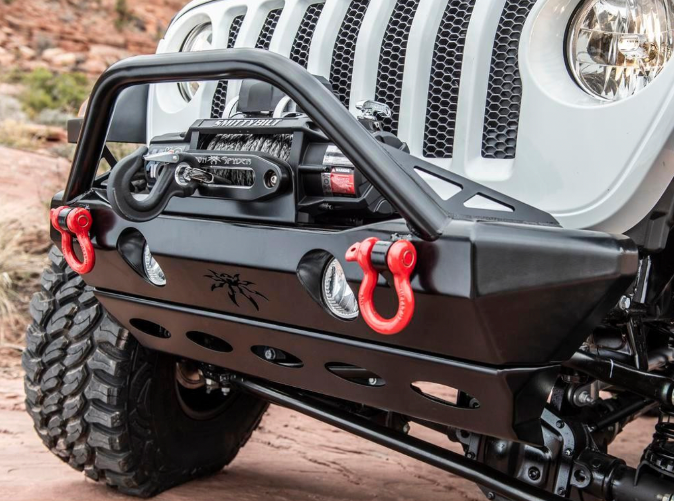 PRE-ORDER: Poison Spider JL/JT CRAWLER Bumper (Black)