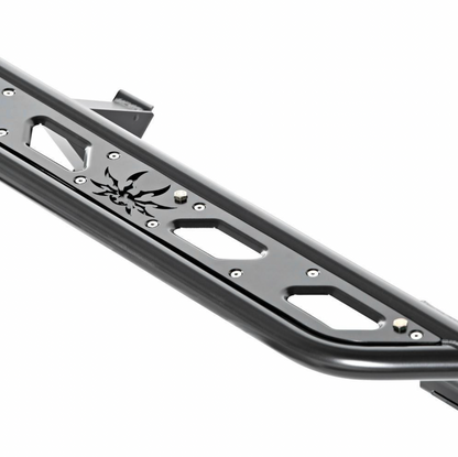 PRE-ORDER: Poison Spyder JLU (4-Door) ROCKER KNOCKERS Rock Sliders (Black)