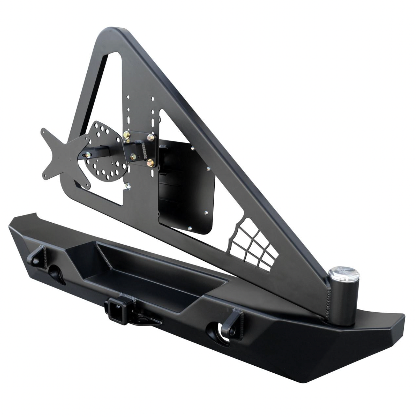 PRE-ORDER: Poison Spyder Rear JK ROCK BRAWLER II Tire Carrier (Bumper Only)
