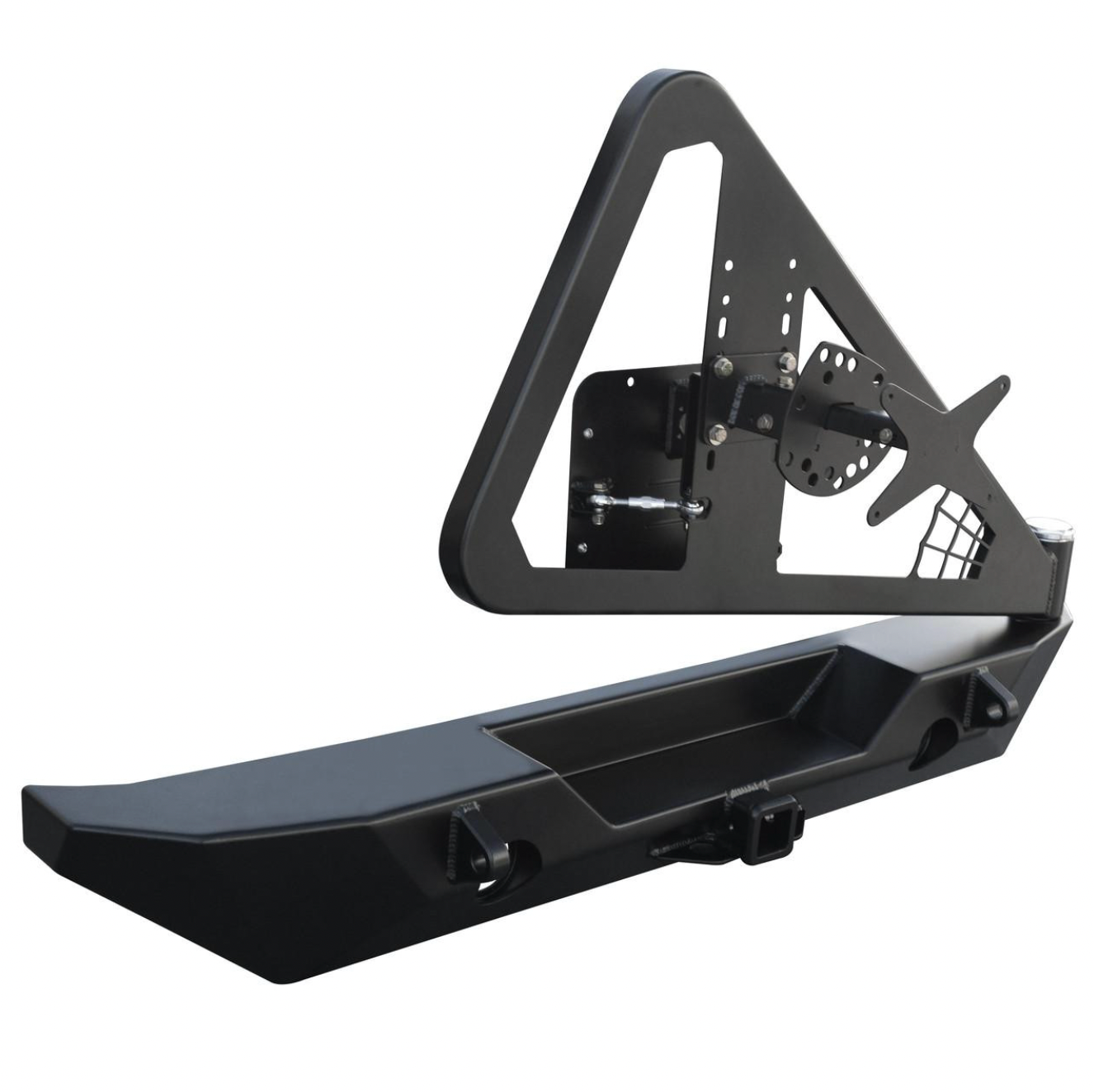 PRE-ORDER: Poison Spyder Rear JK ROCK BRAWLER II Tire Carrier (Bumper Only)