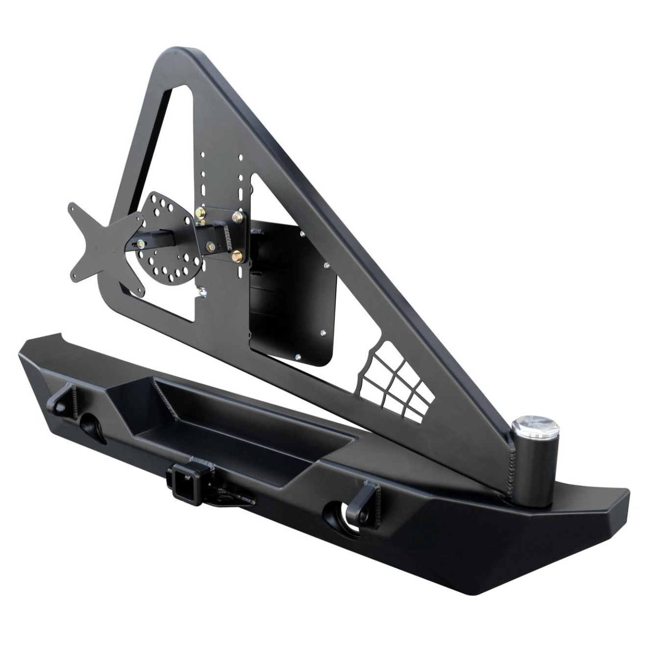 PRE-ORDER:  Poison Spyder Rear JK ROCK BRAWLER II Tire Carrier (Carrier Only)