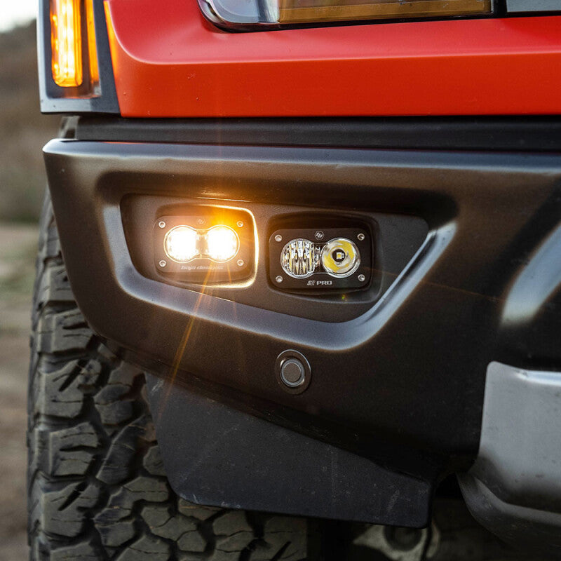 Baja Designs 21+ Ford Raptor S2 SAE Pro Fog Pocket Light Kit