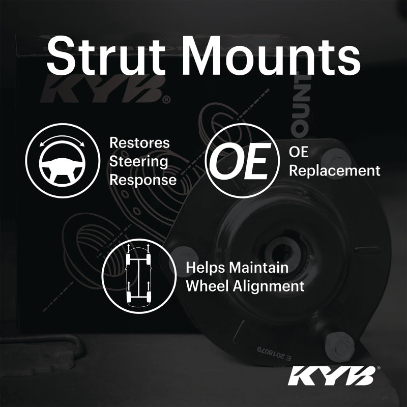 KYB Shocks & Struts Strut Mounts Front 03-14 Toyota 4Runner / 07-12 Toyota FJ Cruiser