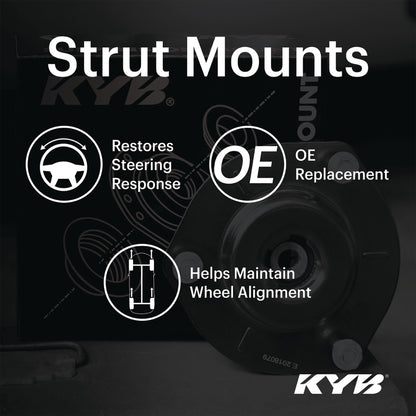 KYB Shocks & Struts Strut Mounts Front 03-14 Toyota 4Runner / 07-12 Toyota FJ Cruiser