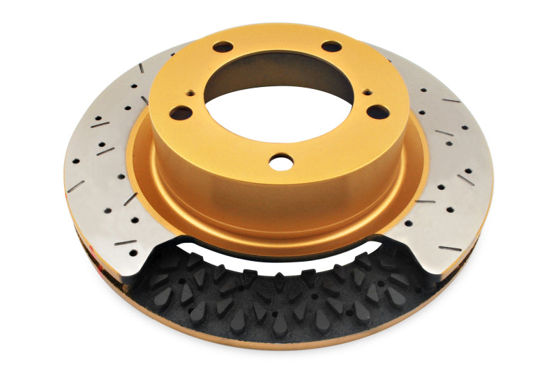 DBA 01-06 Jeep Wrangler Front Drilled & Slotted Street Series Rotor