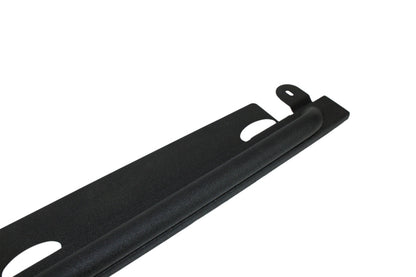 Fishbone Offroad 07-18 Jeep Wrangler JK 2 Door Rubicon Steel Rock Slider - Black Textured Powdercoat