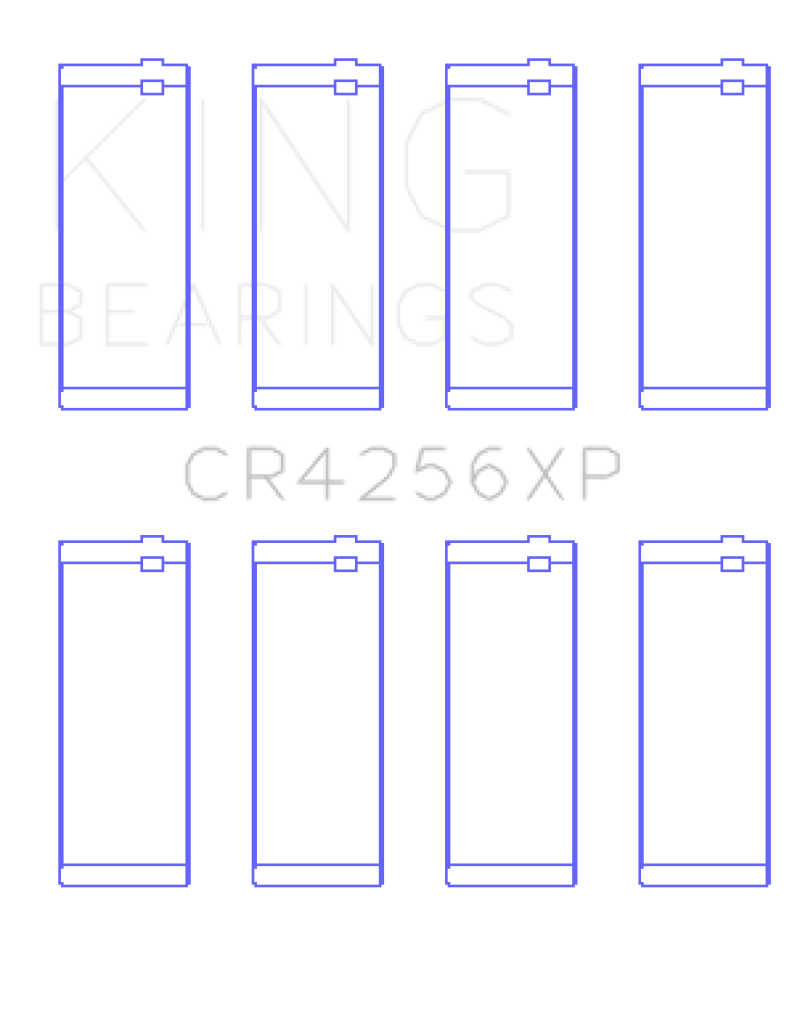 King Engine Bearings 03-05 Dodge Neon SRT4 2.4L (Size 0.50 Oversized) Performance Rod Bearing Set