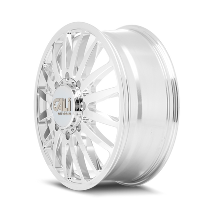 Cali Off-Road 9110D Summit Dually 20x8.25 / 8x210 BP / 115mm Offset / 154.2mm Hub Polished Wheel