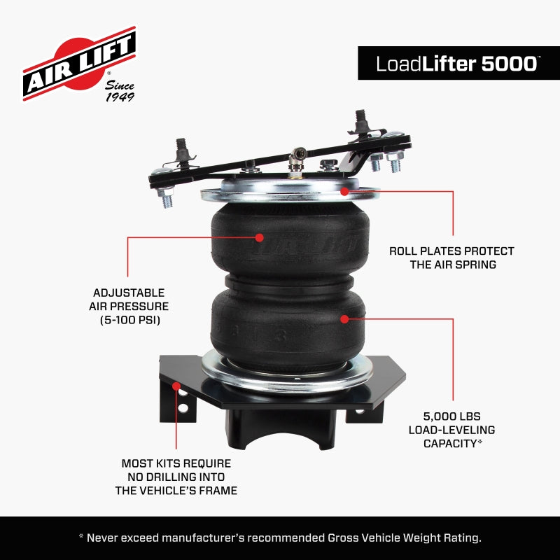 Air Lift LoadLifter 5000 Air Spring Kit 17 Ford Super Duty Pick Up