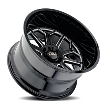 Cali Off-Road 9117 Auburn 20x9 / 6x139.7 BP / -12mm Offset / 106mm Hub Gloss Black Milled Wheel