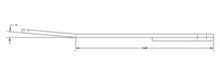 RockJock Antirock Fabricated Steel Sway Bar Arms 21in Long Slight Outward Bend w/ Stickers Pair