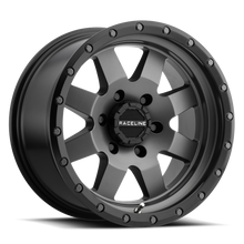 Raceline 935G Defender 17x9in / 6x139.7 BP / 0mm Offset / 107.95mm Bore - Gunmetal Wheel