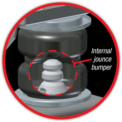 Air Lift Replacement Air Spring-LoadLifter 5000 Ultimate Bellows Type w/ internal Jounce Bumper