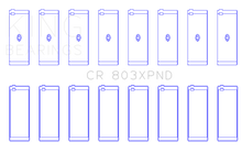 King Engine Bearings Chevrolet SBC 265Ci 283Ci 327Ci (Size STDX) Connecting Rod Bearing Set