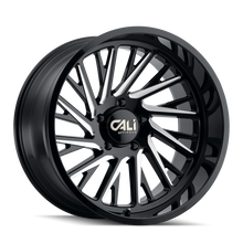 Cali Off-Road 9114 Purge 20x10 / 8x170 BP / -25mm Offset / 125.2mm Hub Gloss Black Milled Wheel