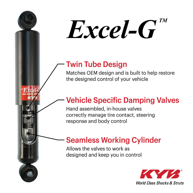 KYB Shocks & Struts Excel-G Rear JEEP TJ 1996-05 JEEP Wrangler 1997-06