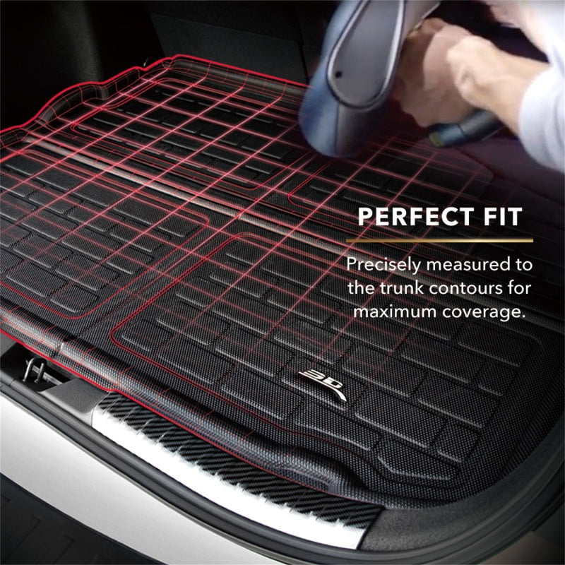 3D MAXpider 22-24 Jeep Grand Cherokee (Wl) 5-Seater Kagu Black Cargo