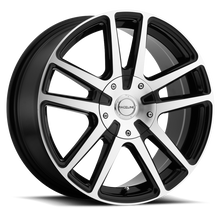 Raceline 145M Encore 16x7in / 5x100/5x114.3 BP / 40mm Offset / 72.62mm Bore - Black & Machined Wheel